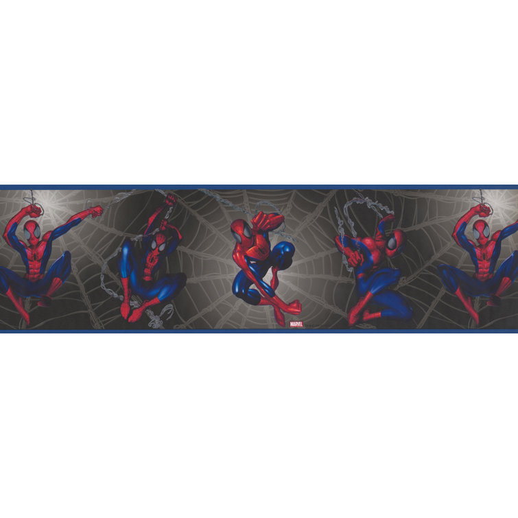 York Wallcoverings Spiderman on  Marvel Comics Wall Border Wayfair